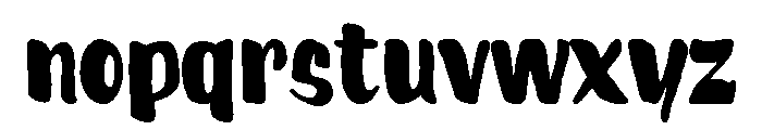 Kake Regular Font LOWERCASE