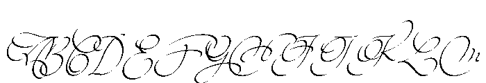 Kaligrafia Galana Dos Font UPPERCASE