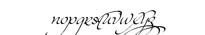 Kaligrafia Galana Dos Font LOWERCASE