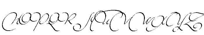 Kaligrafia Galana Swashes Font UPPERCASE