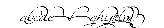 Kaligrafia Galana Swashes FONT