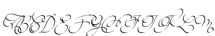 Kaligrafia Galana Tres Font UPPERCASE