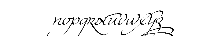 Kaligrafia Galana Tres Font LOWERCASE