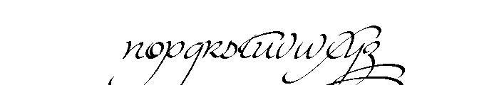 Kaligrafia Galana Uno Font LOWERCASE