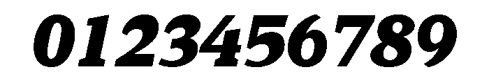 Kandal Black Italic Font OTHER CHARS