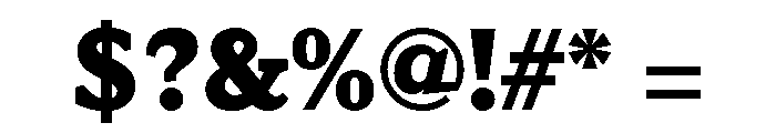 Kandal Black Font OTHER CHARS