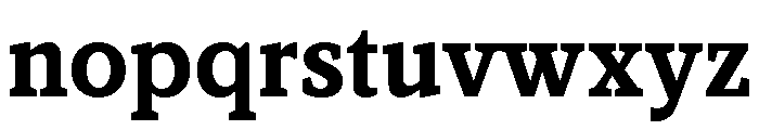 Kandal Bold Font LOWERCASE