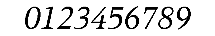 Kandal Book Italic Font OTHER CHARS