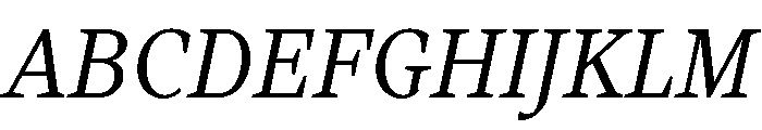 Kandal Book Italic Font UPPERCASE