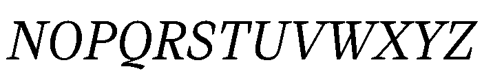 Kandal Book Italic Font UPPERCASE