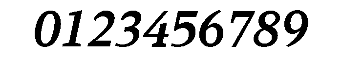 Kandal Medium Italic Font OTHER CHARS