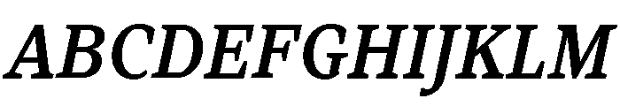 Kandal Medium Italic Font UPPERCASE