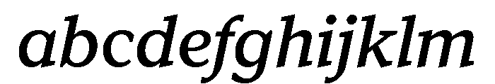 Kandal Medium Italic FONT