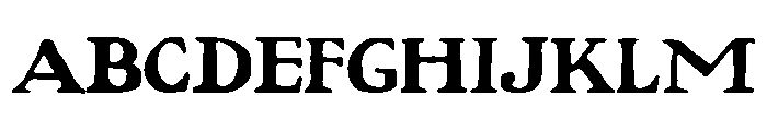 Kane Regular Font UPPERCASE
