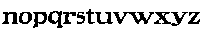 Kane Regular Font LOWERCASE