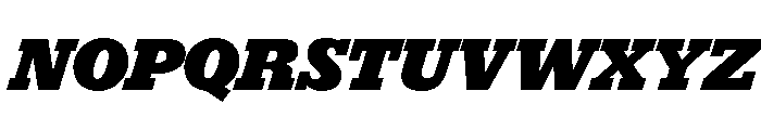Karnak Black Italic Font UPPERCASE