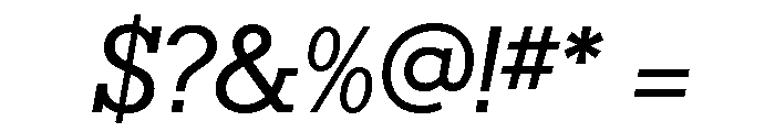 Karnak Book Italic Font OTHER CHARS