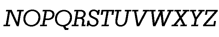Karnak Book Italic Font UPPERCASE