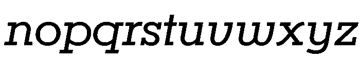 Karnak Book Italic Font LOWERCASE