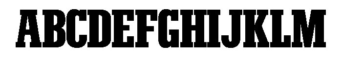 Karnak Condensed Black Font UPPERCASE