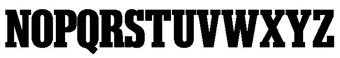 Karnak Condensed Black Font UPPERCASE