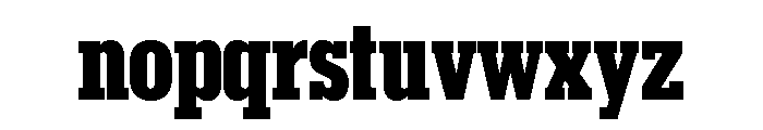 Karnak Condensed Black Font LOWERCASE