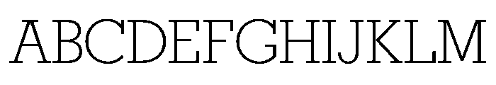 Karnak Light Font UPPERCASE