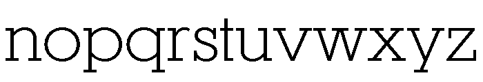 Karnak Light Font LOWERCASE
