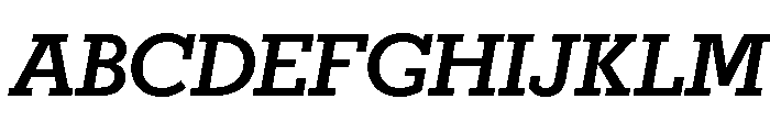 Karnak Medium Italic Font UPPERCASE