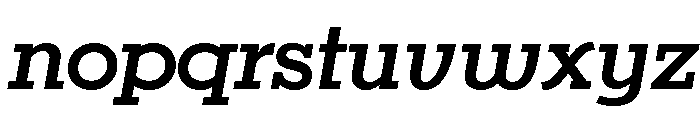 Karnak Medium Italic Font LOWERCASE