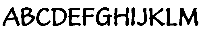 Kaz Regular Font UPPERCASE