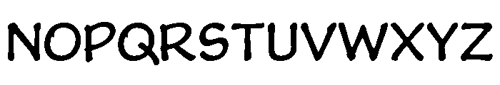Kaz Regular Font UPPERCASE