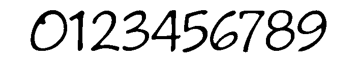 Kaz Thin Font OTHER CHARS