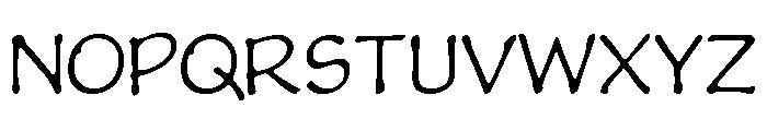 Kaz Thin Font UPPERCASE