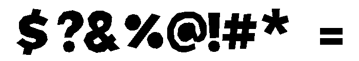 Kazootie Regular Font OTHER CHARS