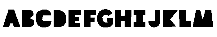 Kazootie Regular Font UPPERCASE
