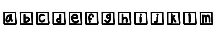 KBChatterBox Font LOWERCASE