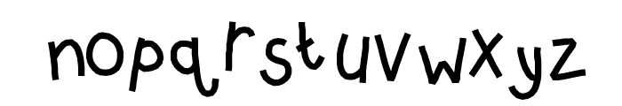 KBSauceylady Font LOWERCASE
