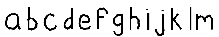 KBWashi Font LOWERCASE