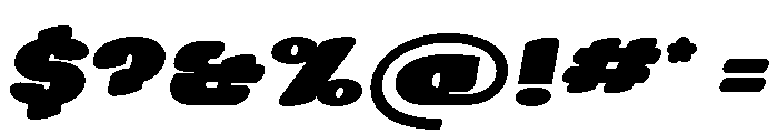 Keiko Titling Fat Font OTHER CHARS