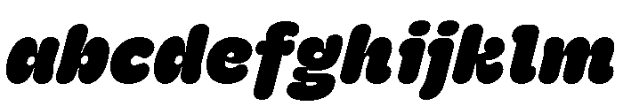 Keiko Titling Heavy Italic FONT