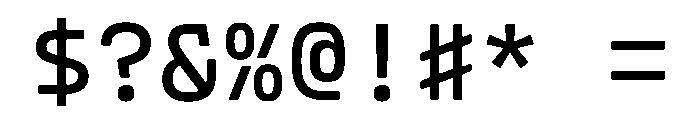 Keo Regular Font OTHER CHARS