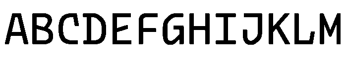 Keo Regular Font UPPERCASE