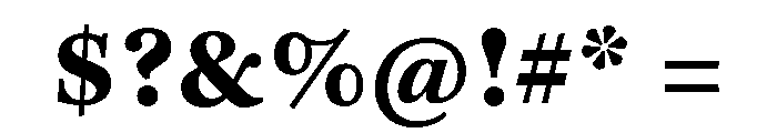 Kepler 3 Caption Bold Font OTHER CHARS