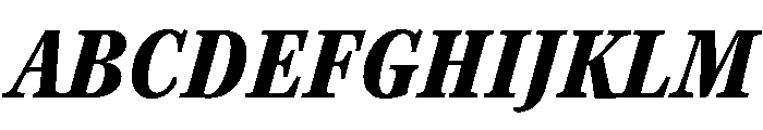 Kepler 3 Caption Condensed Black Italic Font UPPERCASE