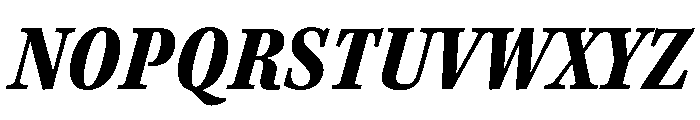 Kepler 3 Caption Condensed Black Italic Font UPPERCASE