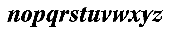 Kepler 3 Caption Condensed Black Italic Font LOWERCASE