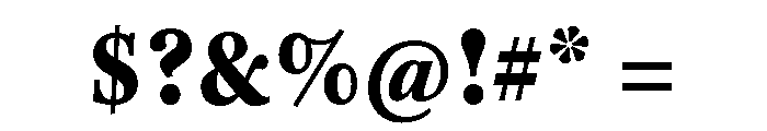 Kepler 3 Caption Condensed Black Font OTHER CHARS