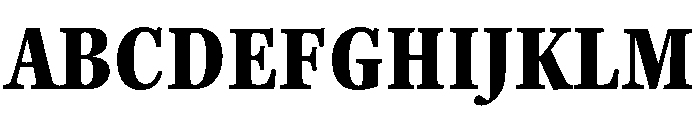 Kepler 3 Caption Condensed Black Font UPPERCASE