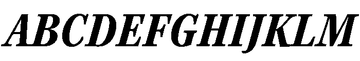 Kepler 3 Caption Condensed Bold Italic Font UPPERCASE